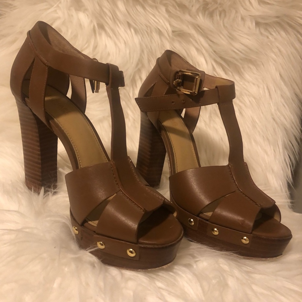 Michael Kors block heel